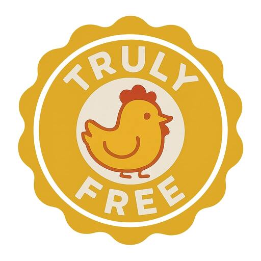 Badge that says truly free