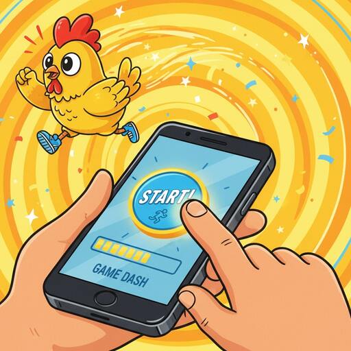 Finger tapping to start a dash