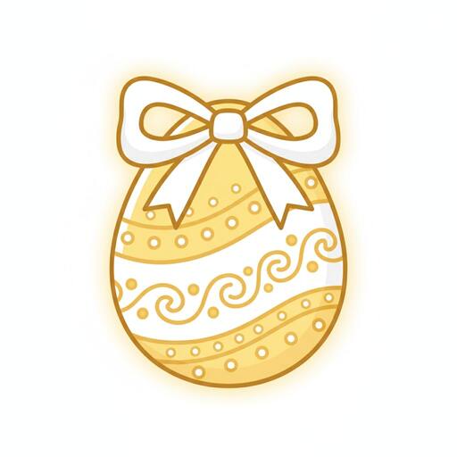 Decorative egg icon