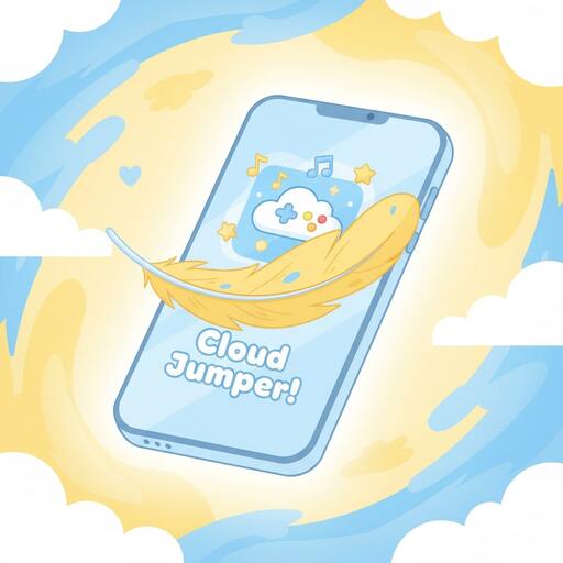 Feather over a phone to show lightweight app