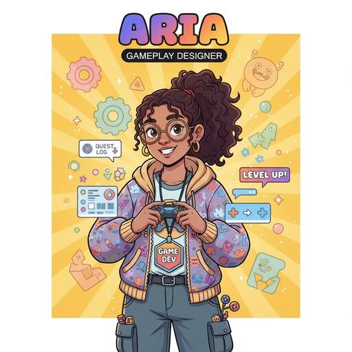 Portrait of Aria — gameplay designer